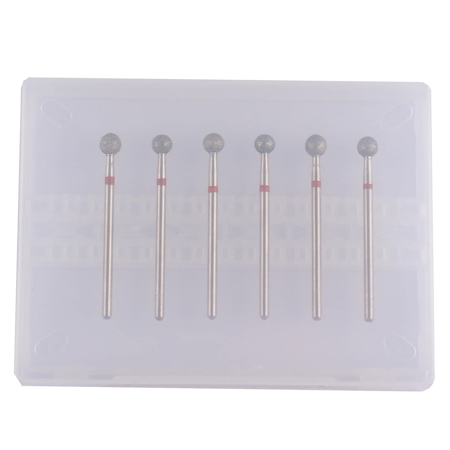 MZCMSL 6pcs Pro Diamond Ball Bits,Cuticle Drill Bit Set for Russian Manicure,3/32 Shank efile Bit (?5.0mm) Beauty & Personal Care MZCMSL