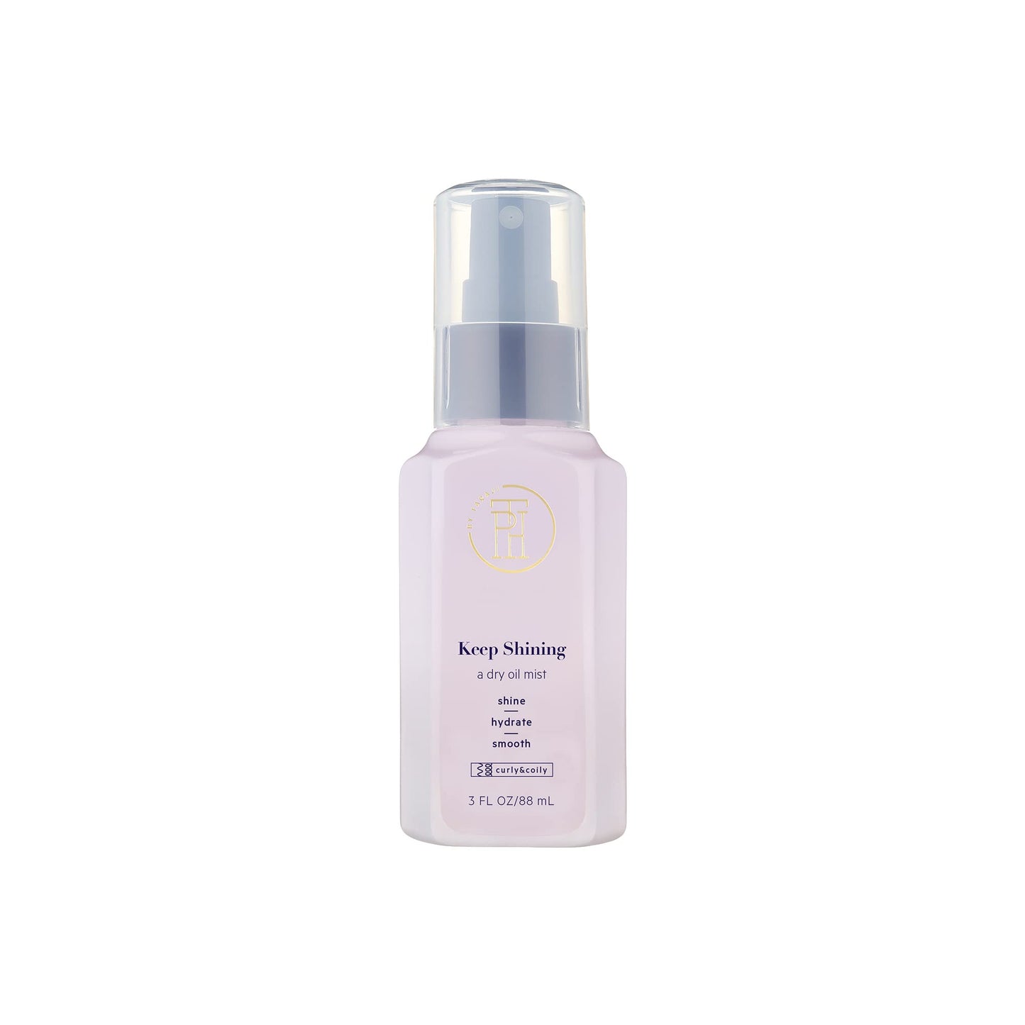 TPH BY TARAJI Keep Shining Dry Oil Mist for Coily & Curly Hair | Protective Gloss & Hair Shine Spray Helps Reduce the Look of Split of Ends | Cruelty Beauty & Personal Care TPH by Taraji