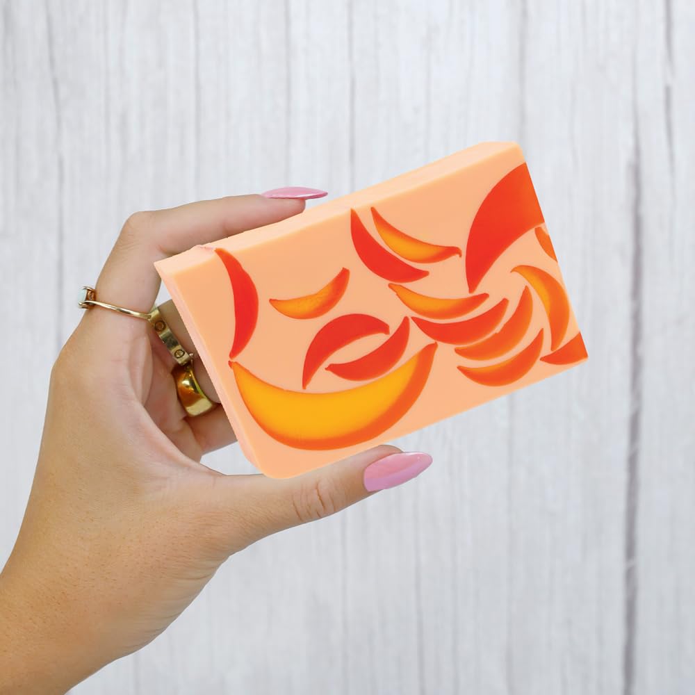 Primal Elements Glycerin Bar Soap | Helps All Skin Types, Sensitive, Oily & Dry Skin | NO PARABENS, VEGAN, GLUTEN FREE, 100% VEGETABLE BASE - (Orange Beauty & Personal Care Primal Elements