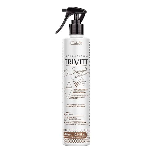 Heat Protectant Hair Spray 14 fl oz. - Keratin Associated Protein Rich Formula for Instant Rebuilding of Fragile, Damaged Hair - The Hairdresser’s Beauty & Personal Care Itallian Hairtech