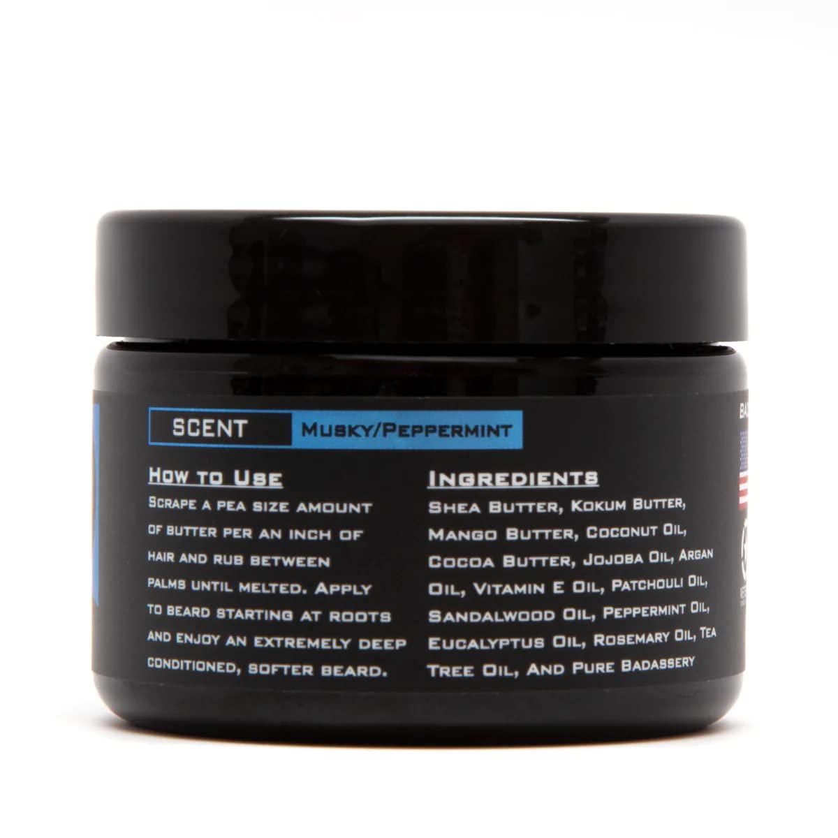 Badass Beard Care Beard Butter For Men - THE BIKER, 3 oz - Made of Natural Ingrediens for Healthy, Soften and Itchness Free Beard and Mustache Beauty & Personal Care Badass Beard Care