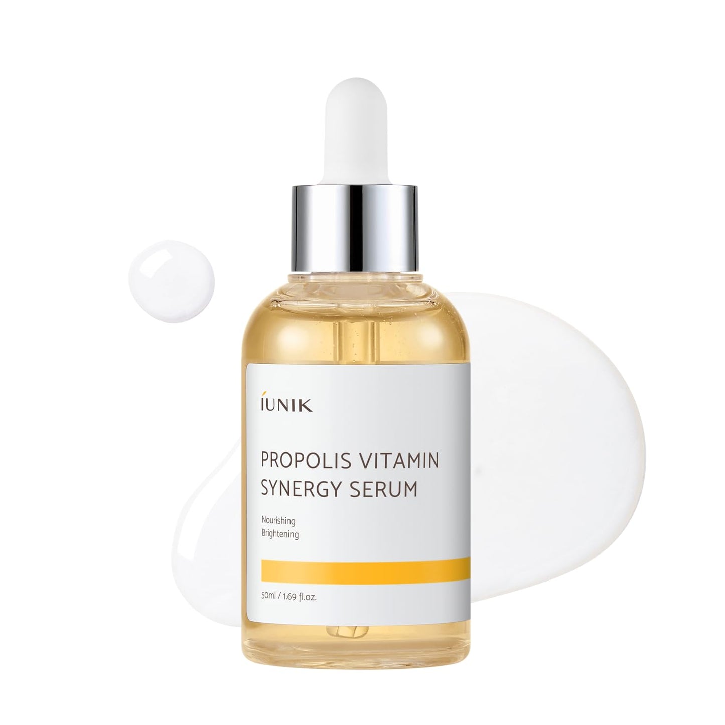IUNIK Propolis Vitamin Synergy Serum - Propolis & Vitamin Tree Extract, Glow Boosting & Nourishing Serum for Dry, Dull & Sensitive Skin, Korean Beauty & Personal Care IUNIK