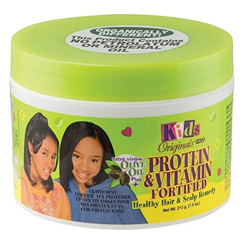 Originals by Africa's Best Kids Protein & Vitamin Fortified Healthy Hair & Scalp Remedy, With Extra Virgin Olive Oil, Mineral Oil & Petrolatum Free Beauty & Personal Care Originals by Africa's Best