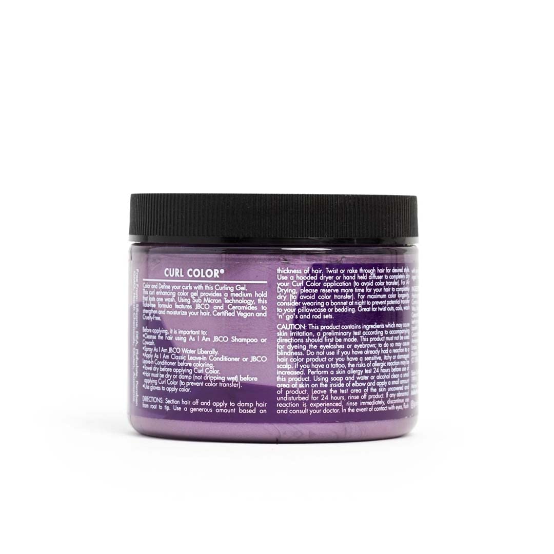 As I Am Curl Color - Passion Purple - 6 oz - Color & Curling Gel - Temporary - Medium Hold - Vegan & Cruelty Free Beauty & Personal Care As I Am