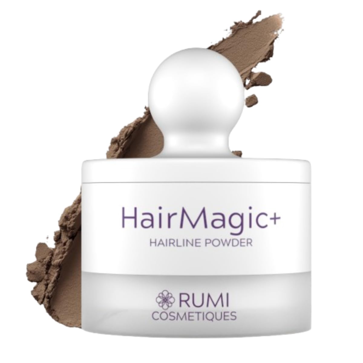 Rumi Cosmetiques HairMagic+ Root Touch Up Powder for Mature Women - Instant Gray Hair Coverage & Hairline Filler - Water-Resistant, Natural Finish Beauty & Personal Care Rumi Cosmetiques