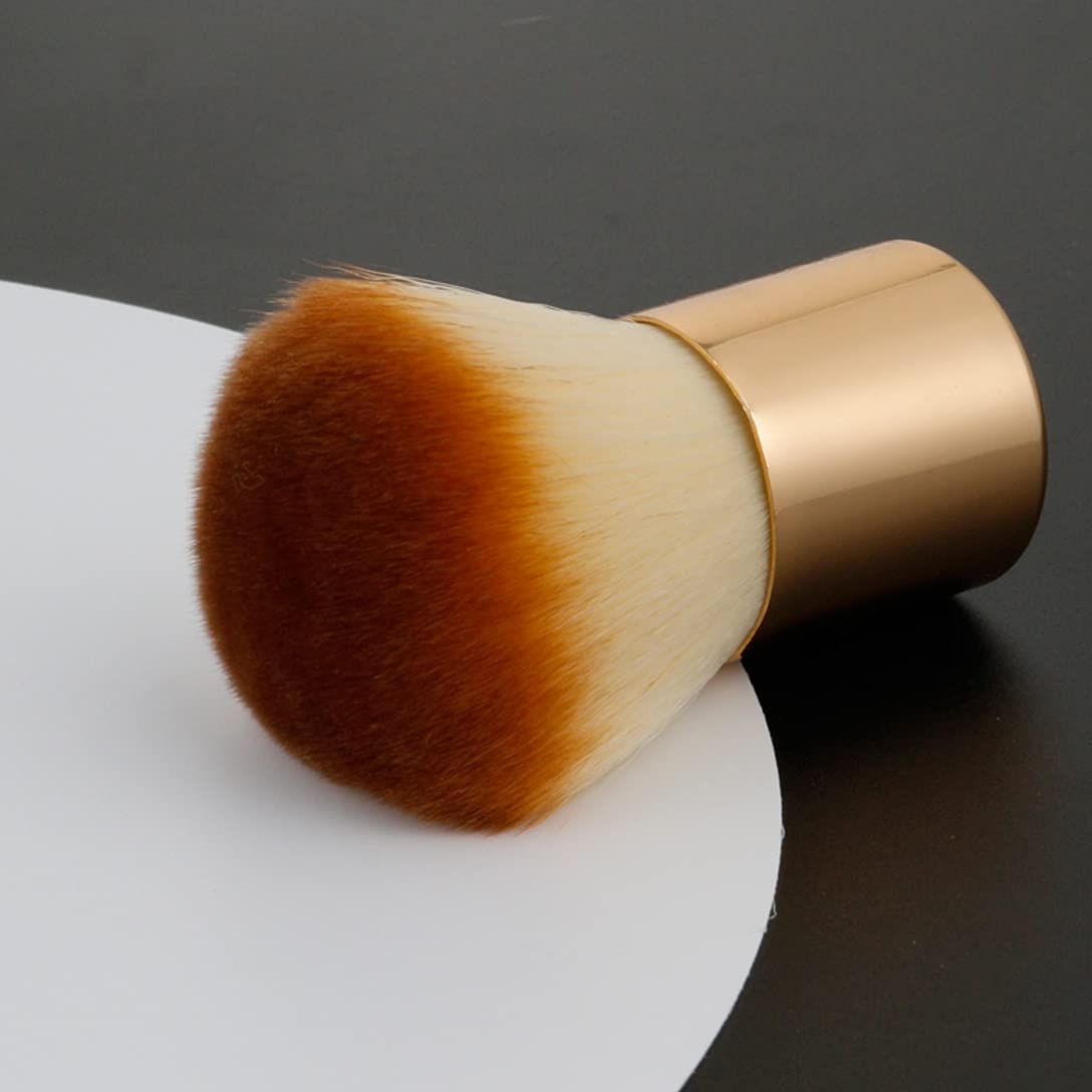 2 Pieces Kabuki Brushes Powder Brush Blush Brush Foundation Brush Bronzer Brush Face Blender Brush Mineral Blending Buffing Concealer Brush Beauty & Personal Care RN BEAUTY