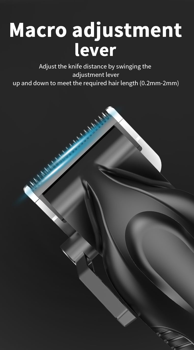 Hair Clippers for Men, Professional Cordless & Trimmer Set, Super Quiet, for Cutting Kit with LED Display, 4 Limit Combs,Gift for Women Kid Beauty and Personal Care QDKVTNDJZ