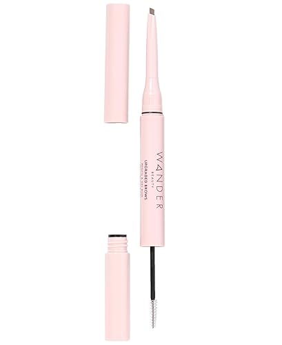 Wander Beauty Upgraded Brow Pencil & Gel Duo - Taupe - 2-in-1 Brow Makeup with Castor Oil, Peptides, Panthenol - Dual-Sided Filler, Definer & Lifter Beauty & Personal Care Wander Beauty