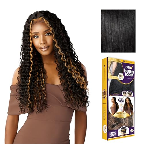 Sensationnel Butta 360 LaceWig-Unit 11, 1 JETBLACK
