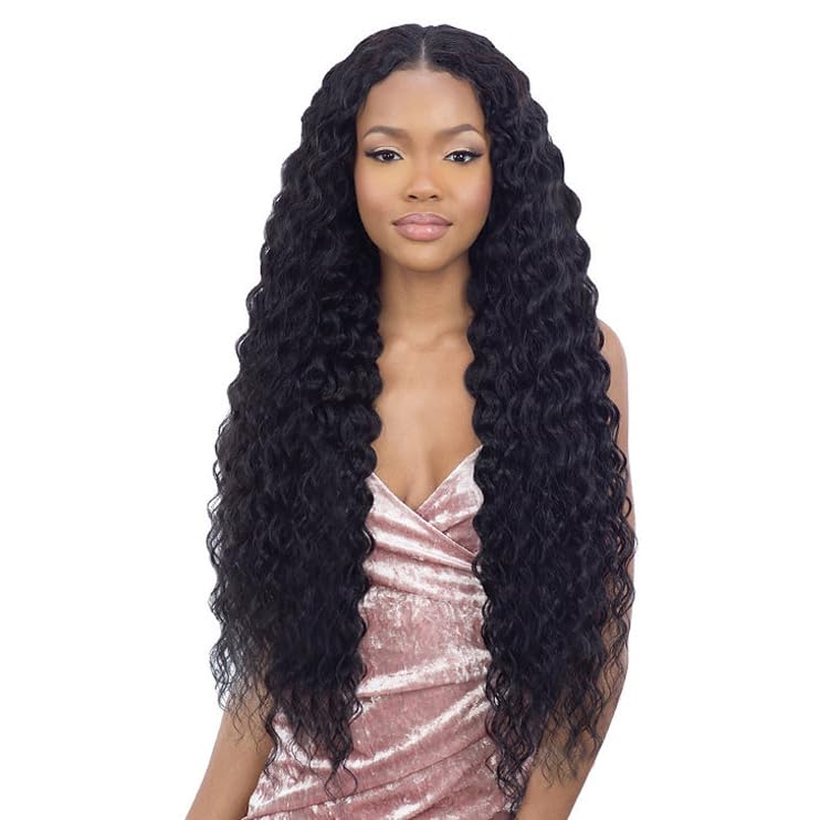 Mayde Beauty Bloom Bundle Weaving WET & CURLY 001 24" (4 MEDIUM BROWN)