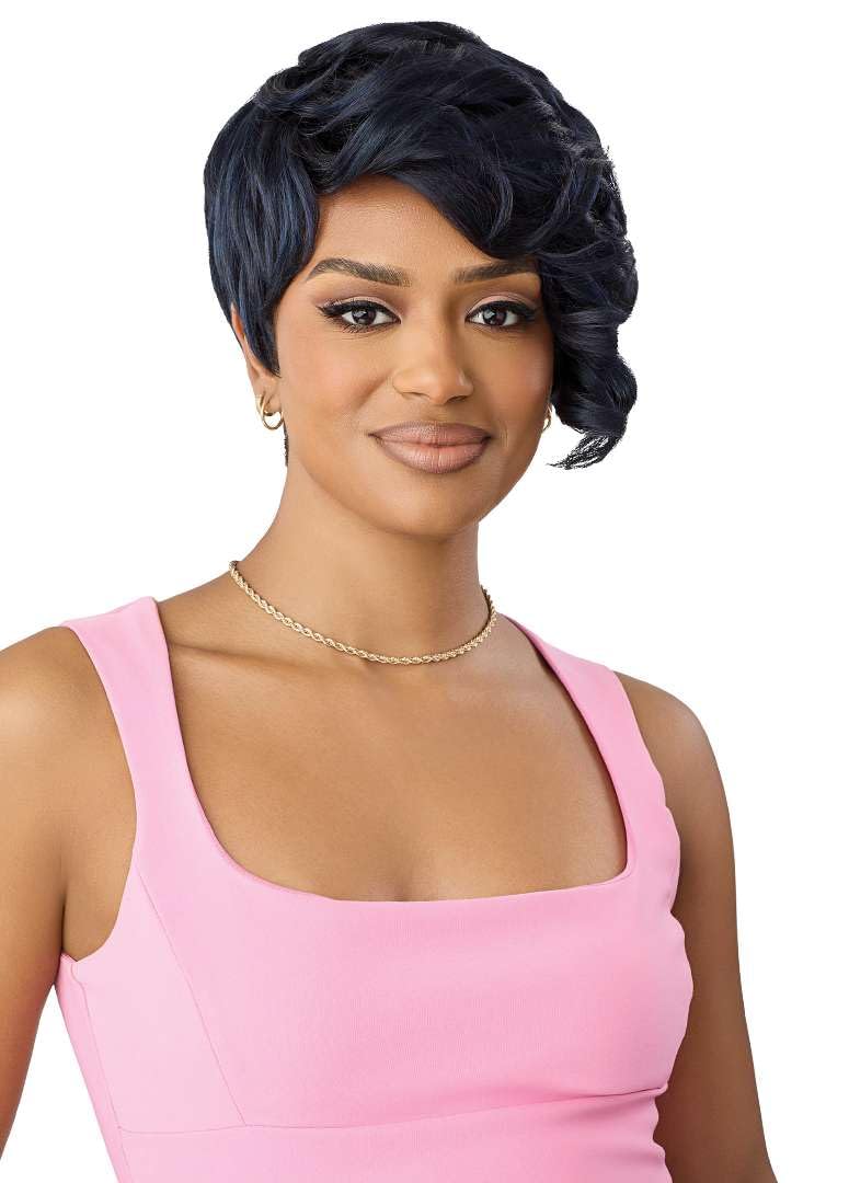 Outre Wigpop Synthetic Full Wig - POP 7 (OFF BLACK 1B)