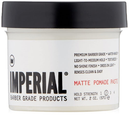 Imperial Barber Pomade, Matte Paste, 2 oz. Beauty & Personal Care Imperial Barber Grade Products