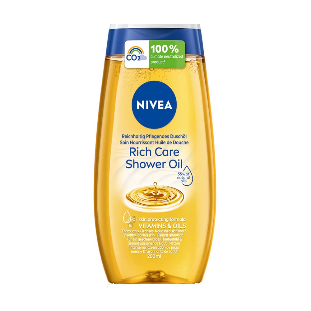 Nivea Rich Care Intensive Nourishing Shower Oil 200 ml Beauty and Personal Care NIVEA
