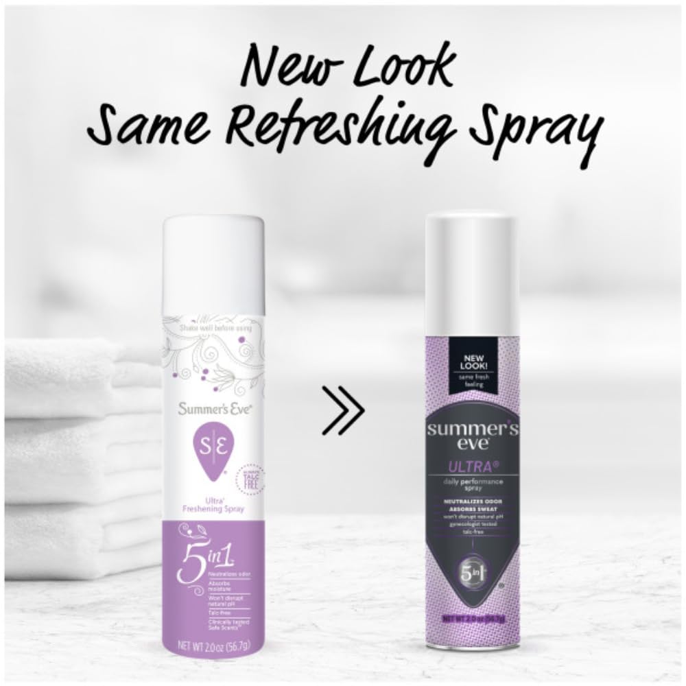 Summer's Eve Ultra Daily Active Feminine Spray, pH balanced, 2 Oz (Pack of 2) Beauty & Personal Care Summer's Eve
