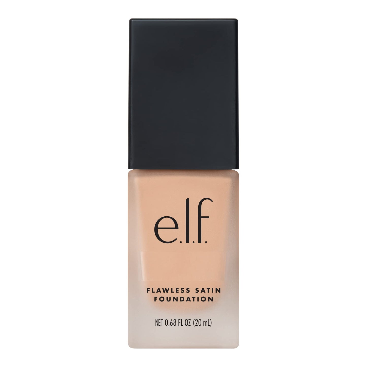 e.l.f. Flawless Satin Foundation, Lightweight & Medium Coverage, Semi-Matte Finish, Vegan , Semisweet, 0.68 Fl Oz (20mL) Beauty & Personal Care e.l.f.