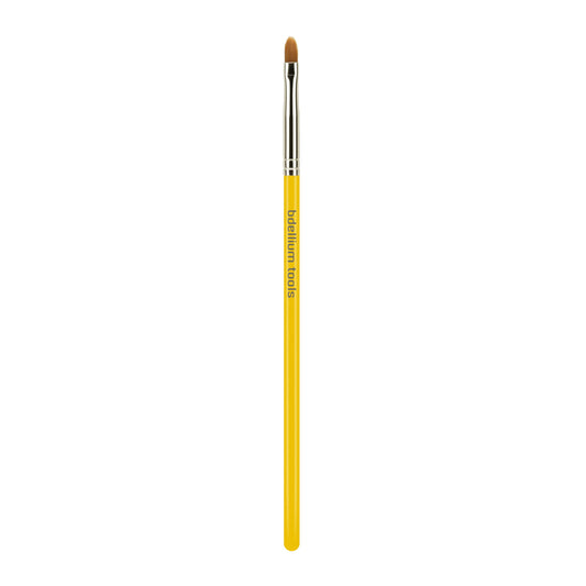Bdellium Tools Professional Makeup Brush - Studio Series 711 Pointed Tip Liner - With Soft Synthetic Fibers, For Lining the Eyes (Yellow, 1pc)