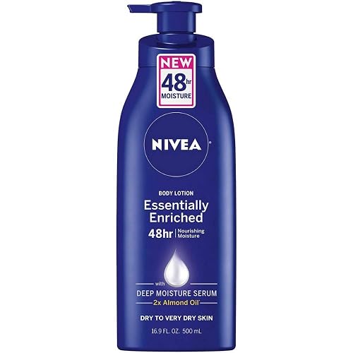 NIVEA Essentially Enriched Body Lotion 16.9 oz (Pack of 10) - Packaging May Vary Beauty & Personal Care NIVEA