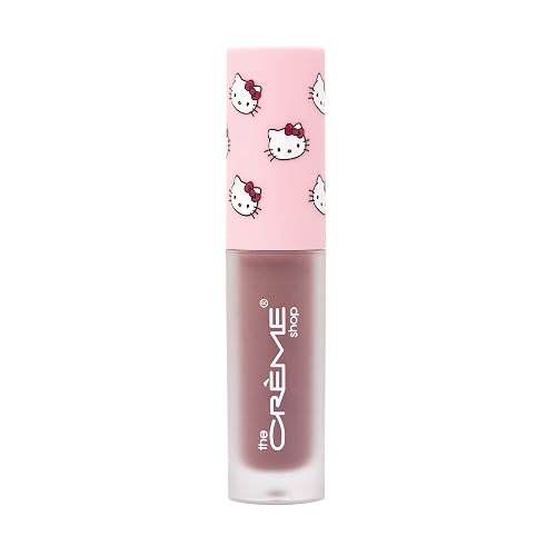 The Crème Shop x Hello Kitty | Kawaii Kiss Moisturizing Lip Oil - Strawberry | Ultra Hydrating Lip Moisturizer | Cool-Toned Mauve Pink Tinted Lip Beauty & Personal Care The Crème Shop