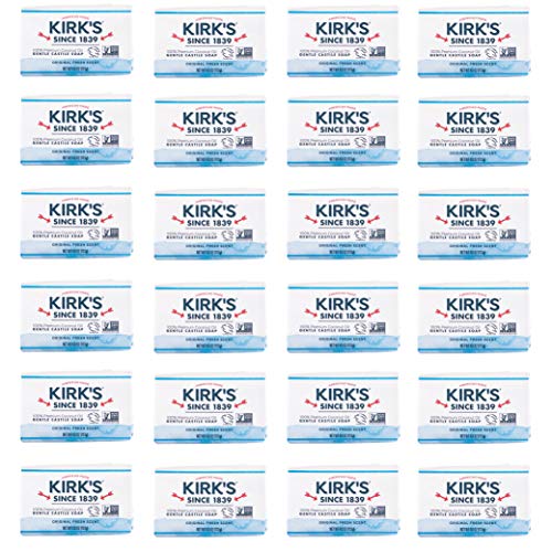 Kirk's Original Coco Castile Bar Soap Original Fresh Scent 4 Ounces (Pack of 24) Beauty & Personal Care Kirk's