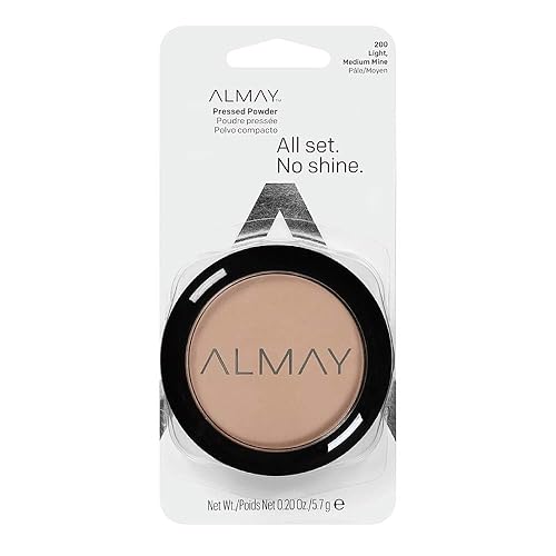 Almay Smart Shade Skin Tone Matching Pressed Powder, Light/Medium [200] 0.20 oz (Pack of 3) Beauty & Personal Care Almay