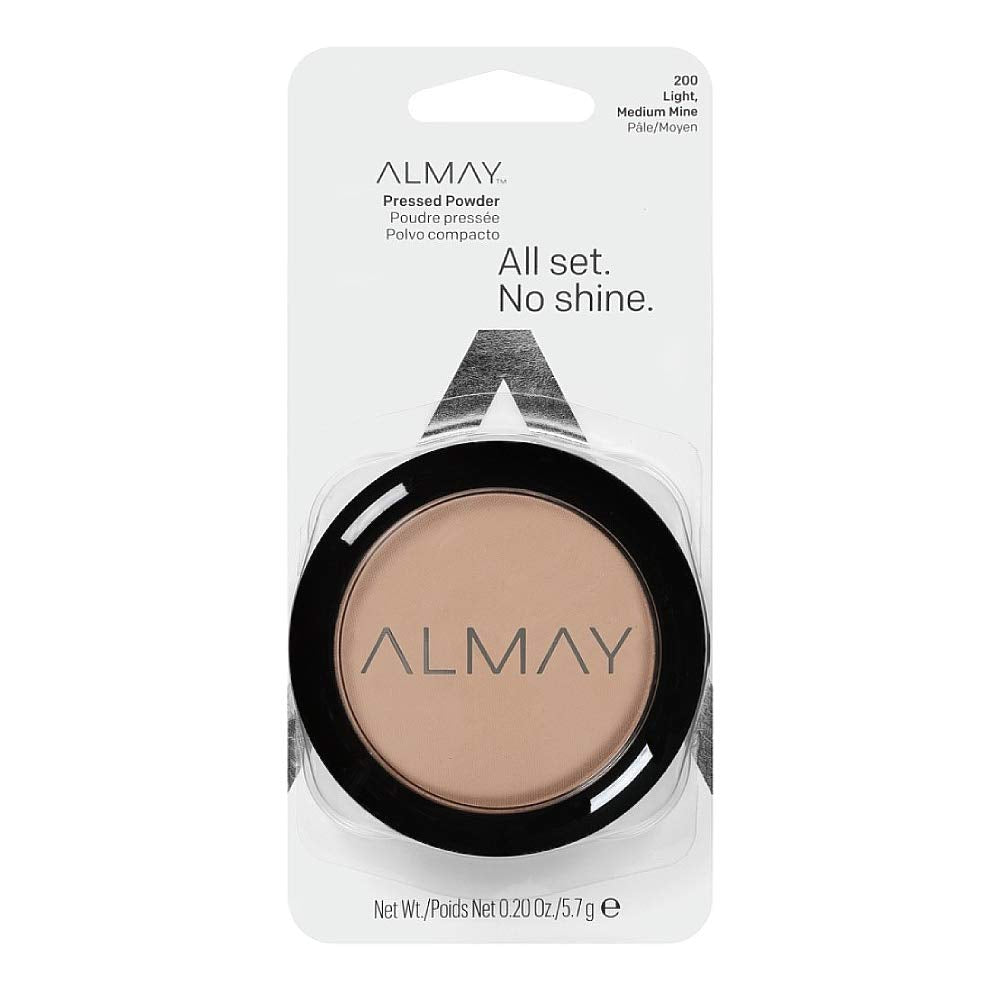 Almay Smart Shade Skin Tone Matching Pressed Powder, Light/Medium [200] 0.20 oz (Pack of 3) Beauty & Personal Care Almay