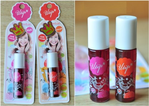 Uthaitip Utip Herbal Tint Lip Color & Cheek Natural Pink with Vitamin B3 & B5 by AuntyDaMart Beauty & Personal Care Uthaitip