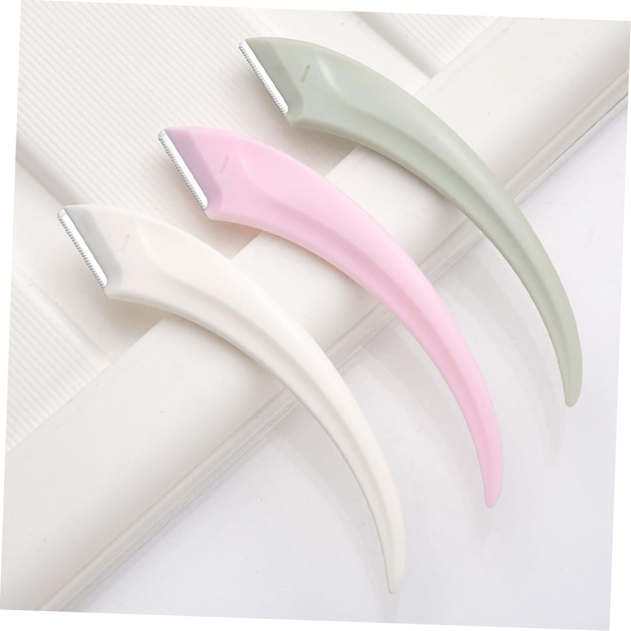 FOMIYES 2sets Stainless Steel Face Razors for Women Eyebrow Shaver Facial Hair Removal Tool 6pcs*2 Beauty and Personal Care FOMIYES