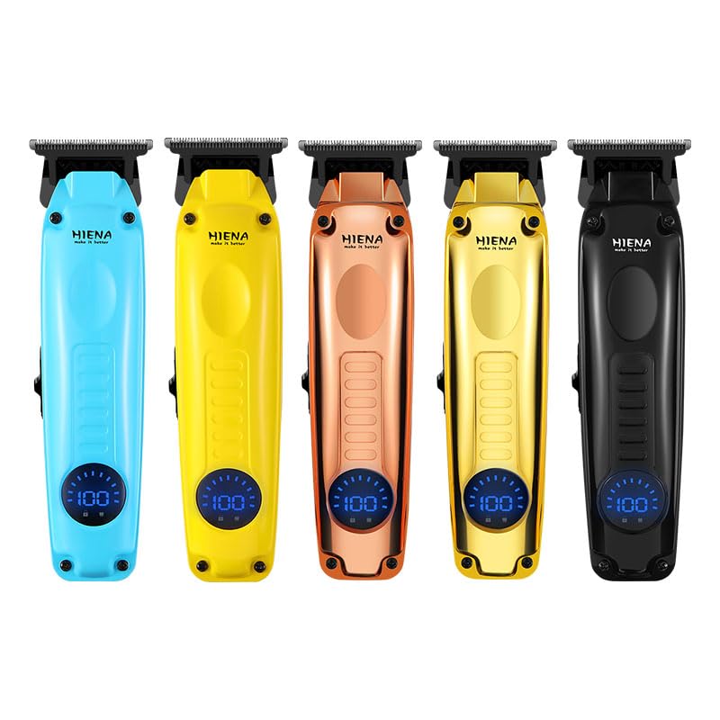 EWKYLSEM Razors HIENA Men's Electric Hair Clipper, USB Charging led Display Cordless use Trimmer, Convenient and Portable, Suitable for Home Beauty and Personal Care EWKYLSEM