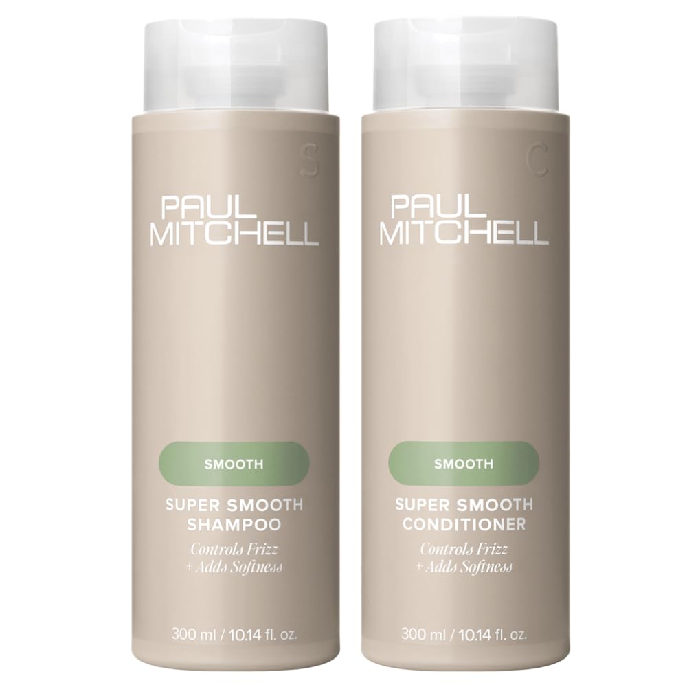 Paul Mitchell Super Skinny Smooth Gift Set with Shampoo, Conditioner, and Serum for Frizz Control, Heat Protection, and Color Protection Beauty & Personal Care Paul Mitchell