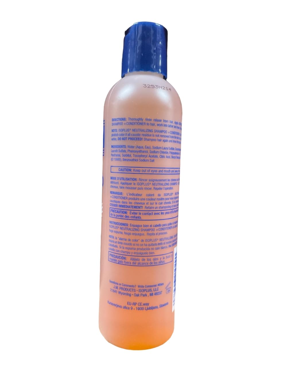 Isoplus Neutralizing Shampoo plus Conditioner 8 Ounce (237ml) (Pack of 3) Beauty & Personal Care Isoplus