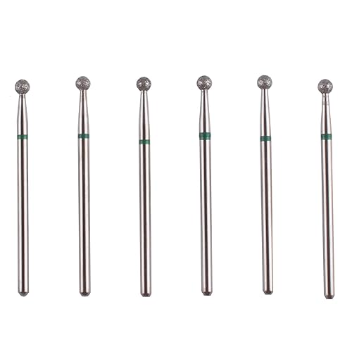 MZCMSL 6pcs Ball Head Cuticle Nail Drill Bits for Nail Prep,3/32 Shank Electric Nail Tool (?3.0mm) Beauty & Personal Care MZCMSL