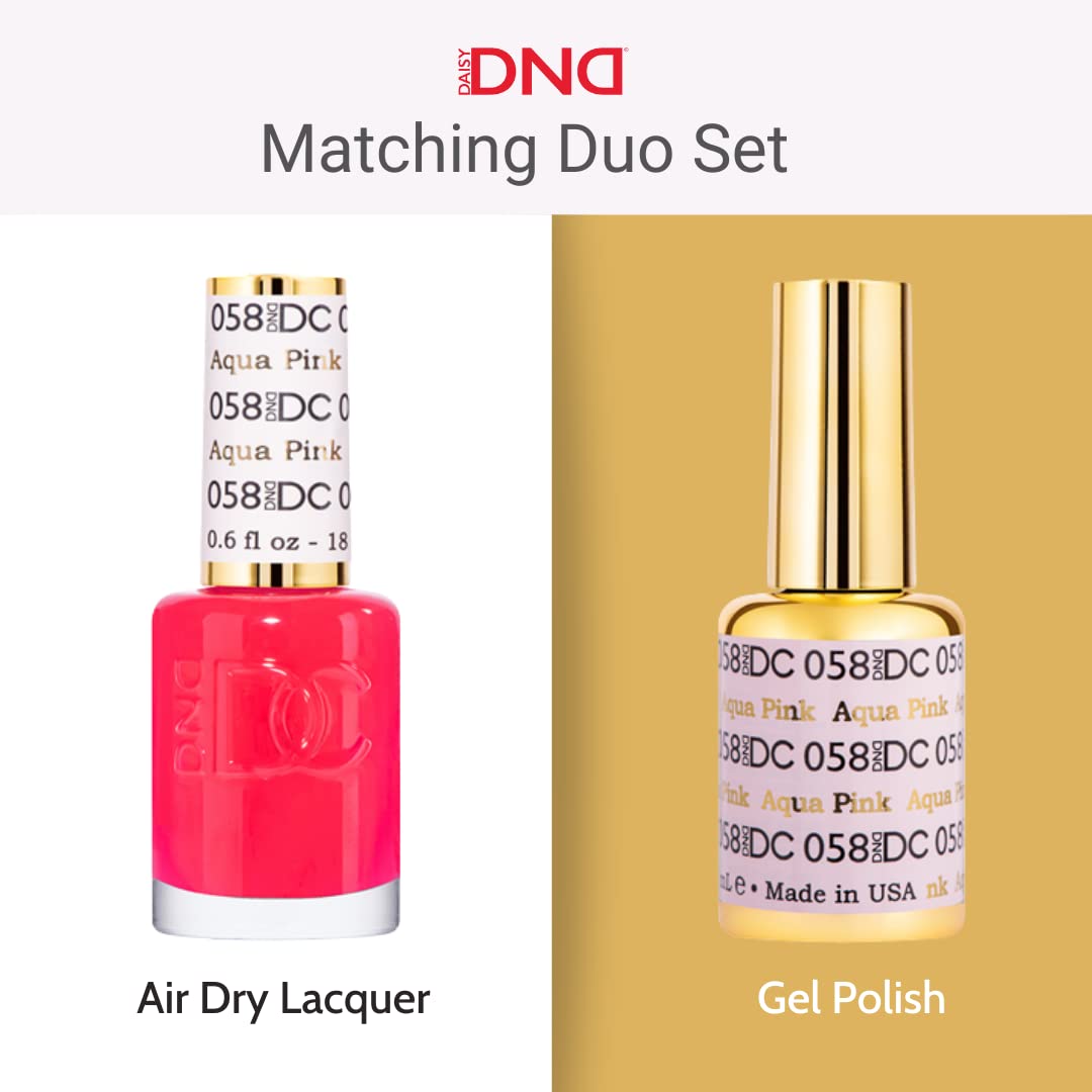 DND DC Gel Polish Set, Blue Collection, UV/LED Gel Polish and Air Dry Nail Lacquer, Matching Chip-Free Polish Duo, 123 Cornflower Blue, 0.5 Fl Oz Beauty and Personal Care DAISY DND
