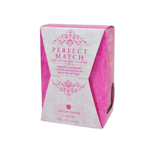 LeChat Perfect Match - Soak off Gel + Matching Nail Polish - (PMS#200 - HEART THROB)
