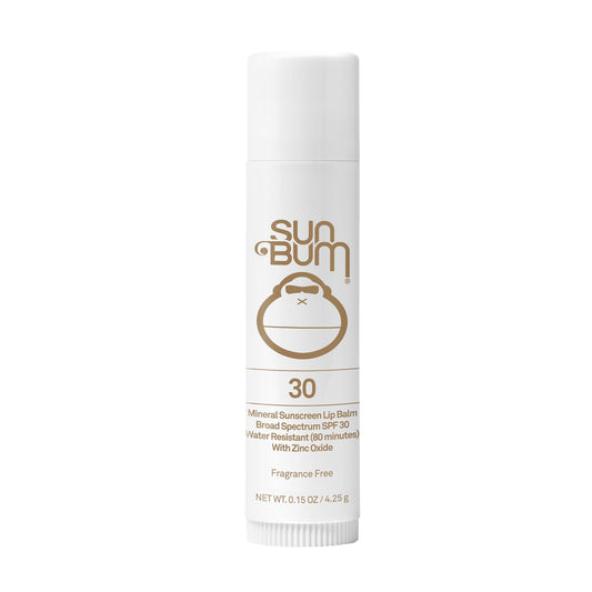 Sun Bum SPF 30 Mineral Sunscreen Lip Balm - Hawaii Act 104 Compliant (Without Octinoxate & Oxybenzone) - Zinc-Based Broad Spectrum UVA/UVB Lip Beauty and Personal Care Sun Bum Default Title