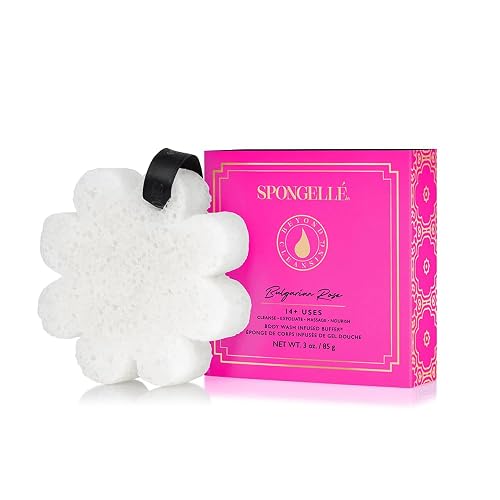SPONGELLÉ Spongelle Flower Boxed Bulgarian Rose, 0.085 kg Beauty & Personal Care SPONGELLÉ