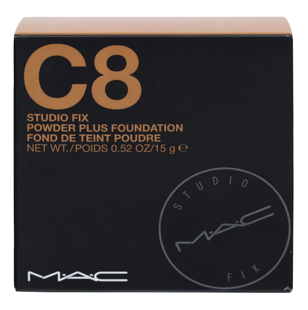 MAC Cosmetics Studio Fix Powder Plus Foundation C8 C8 0.52 oz/ 15 g Beauty & Personal Care MAC