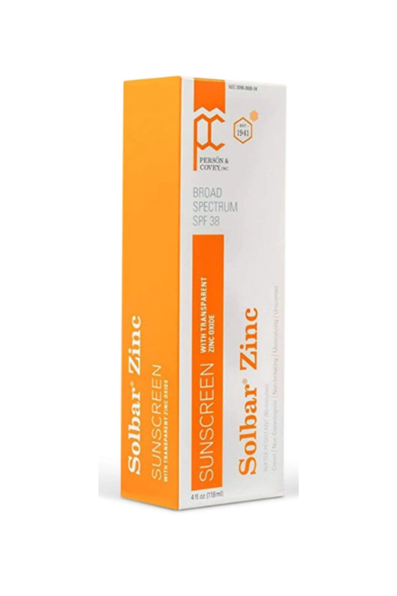 Solbar Zinc Sun Protection Cream SPF 38 4 oz (Pack of 2) Beauty & Personal Care Solbar