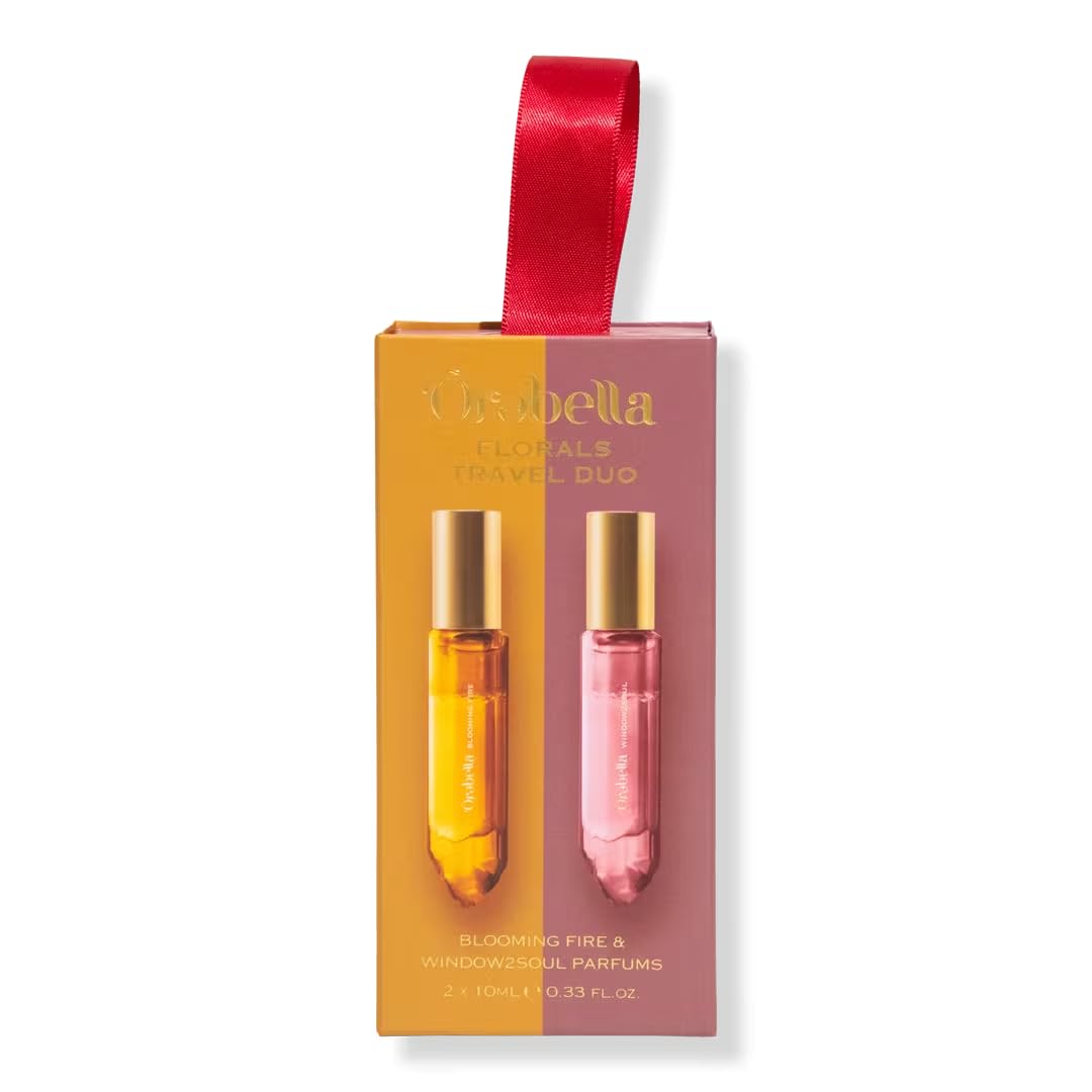 Orebella Florals Travel Duo Gift Set, Blooming Fire and Window2Soul Fragrances 0.33 oz Travel Spray Beauty & Personal Care Orebella