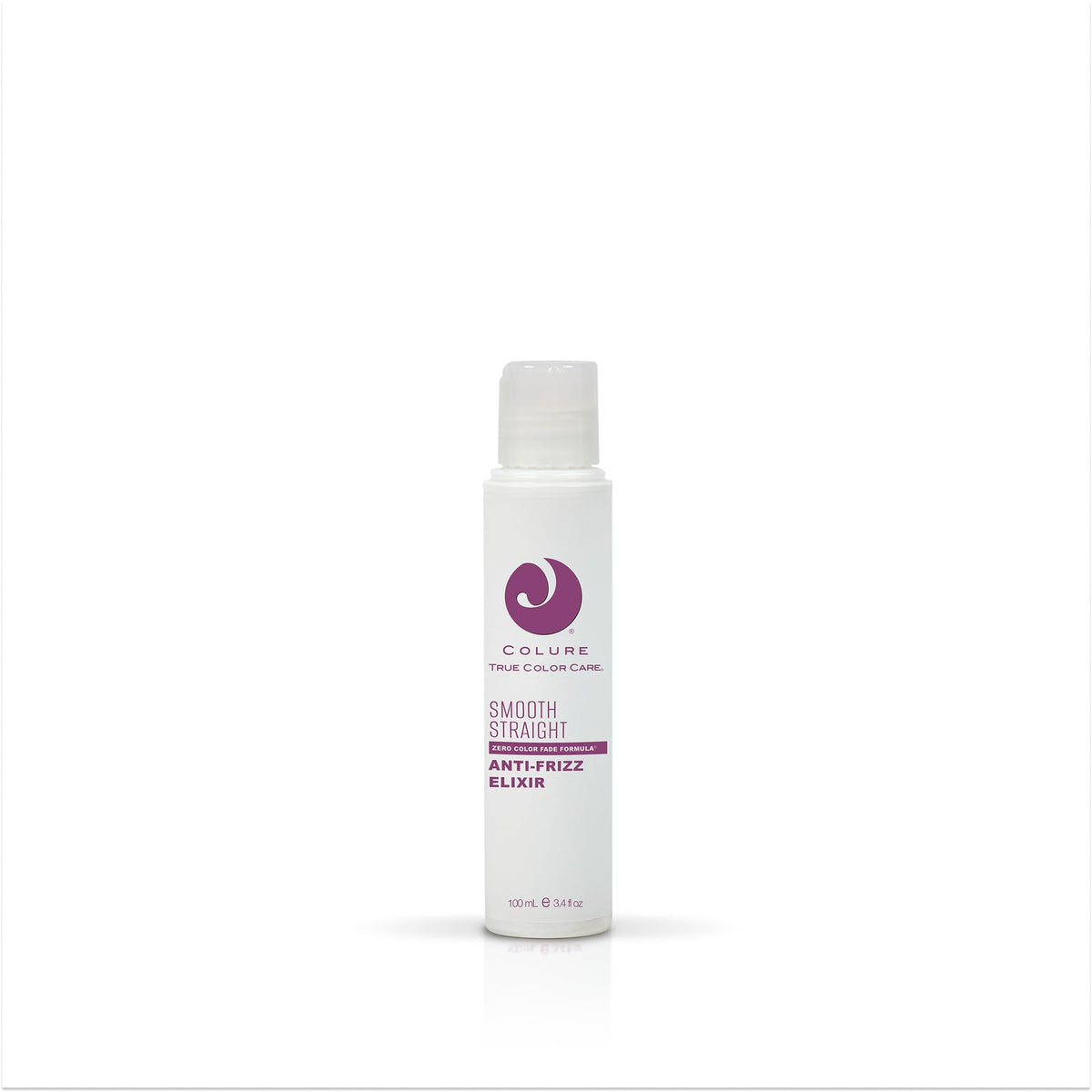 COLURE Smooth Straight Elixir 3.4 oz - Ultra Smoothing Anti Frizz Styling Cream with Heat Protection and Humidity Control