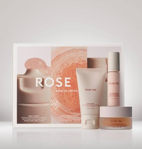 Rose Inc Glow On The Go Set - Travel size skincare for a glowing complexion Beauty & Personal Care Rose Inc