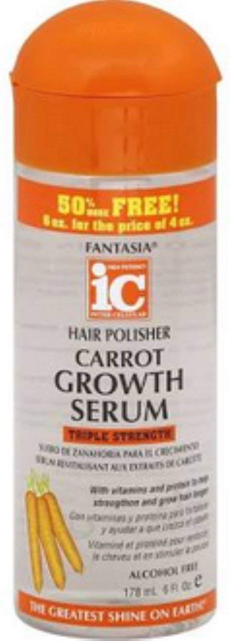 Fantasia Hair Polisher Carrot Growth Serum, 6 oz (Pack of 8) Beauty & Personal Care Fantasia