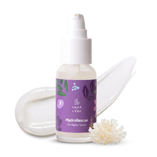 Beta Glucan Serum for Face, Skin Barrier Repair for Dry & Sensitive Skin, Tremella Mushroom & Hyaluronic Acid, Lightweight Hydrating Serum, Vegan, 1 Beauty & Personal Care LUMA & LEAF