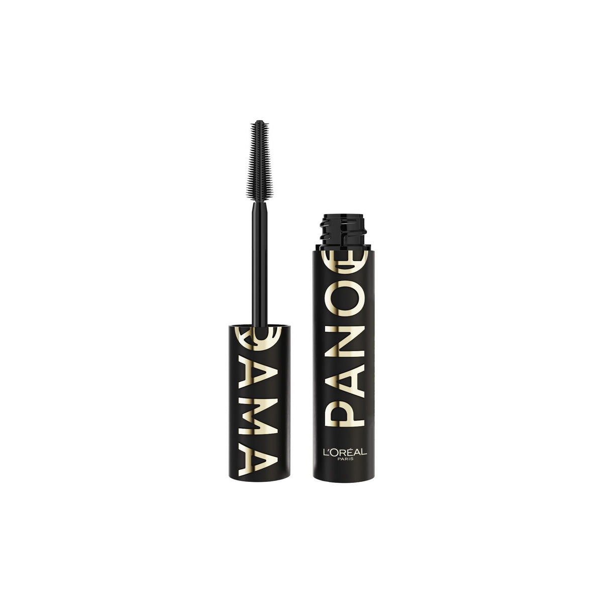 L'Oreal Paris Voluminous Panorama Mascara, Volumizing and Lengthening Formula, Longwear, Smudge-Resistant and Washable, All Night Black Mascara, 0.33