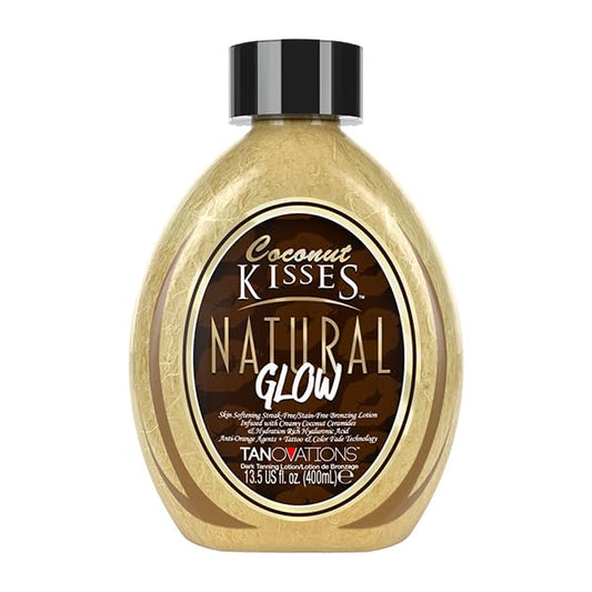 Ed Hardy Tanning Coconut Kisses Natural Glow - Skin-Softening Streak-Free/Stain-Free Natural Bronzing Lotion