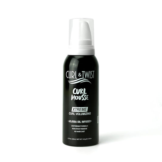 EBIN NEW YORK Curl & Twist Xtreme Curl Volumizing Mousse 2.7oz/80ml Travel Size | Jojoba & Lavender Oil | Moisturizes, Strengthens, Anti-Frizz | Beauty & Personal Care EBIN NEW YORK