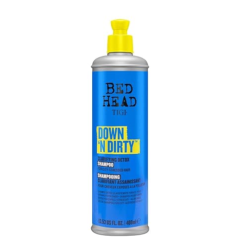 TIGI Bed Head Down N' Dirty Clarifying Detox Shampoo, Citrus Scent, Cleansing and Moisturizing, All Hair Types, 13.53 fl oz Beauty & Personal Care TIGI