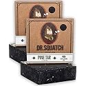 Dr. Squatch Pine Tar Soap 2-Pack Bundle - Mens Bar with Natural Woodsy Scent and Skin Exfoliating Scrub - Handmade with Pine, Coconut, Olive Organic Beauty & Personal Care Dr. Squatch