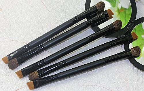 Gullor Two available full-length 6.5CM eye shadow brush handle + aluminum tubes 10 pcs a set Beauty & Personal Care Gullor