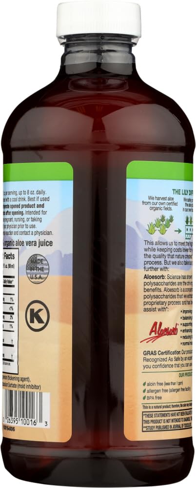 Aloe Vera Gel - 16 oz ( Value Bulk Multi-pack) Pack of 24 Beauty & Personal Care Lily Of The Desert