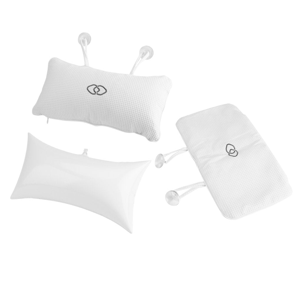 Inflatable Bath Pillows for Tub, Non-Slip Bathtub Spa Pillow Bath Cushion with Suction Cups Head Neck Support, Bathing Accessories Beauty and Personal Care Hongzer